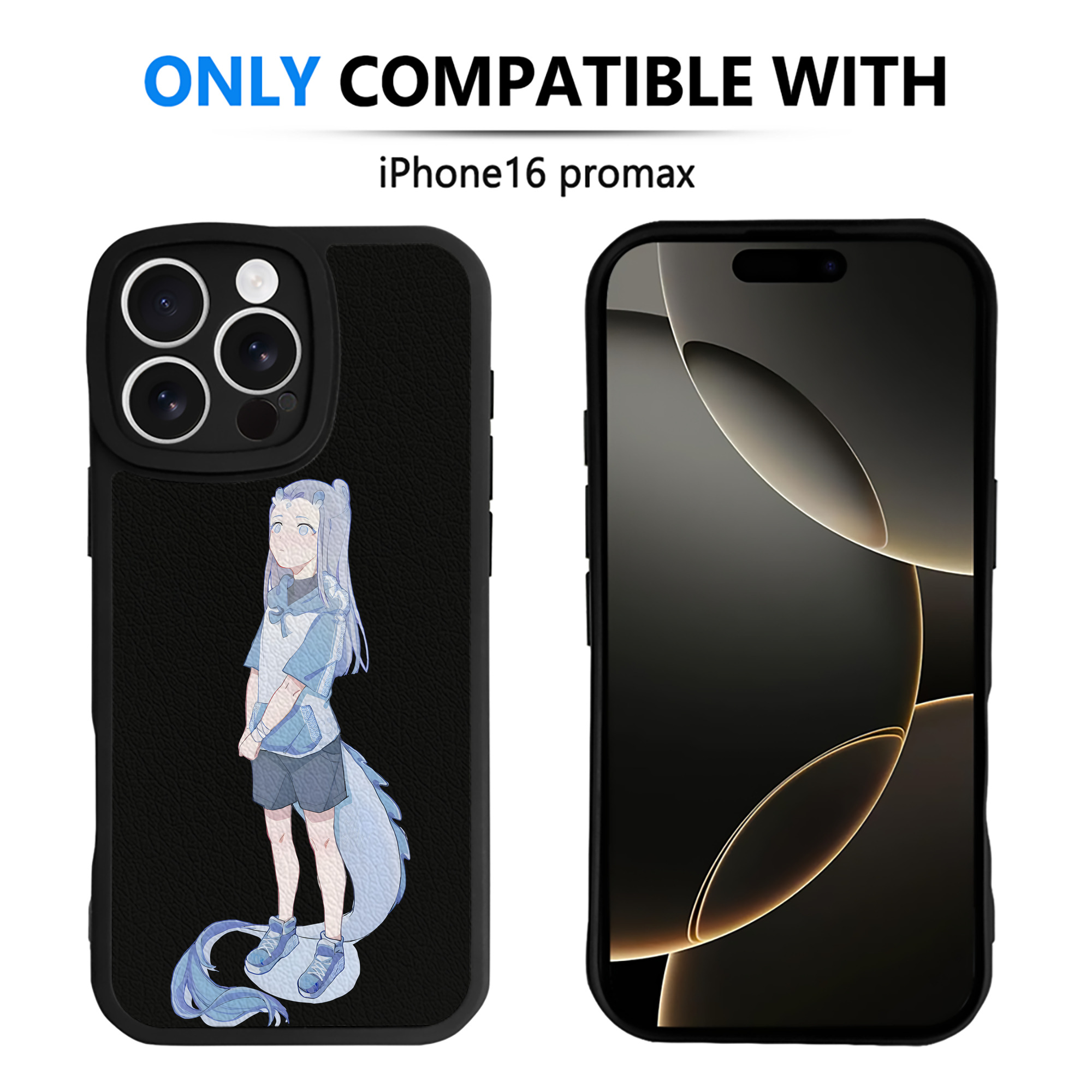 （画像用） Ne Zha 2 ナタ 魔童の大暴れ 【iPhone 16シリーズ対応】シリコンスマホケース（レザー調） 材質：シリコン